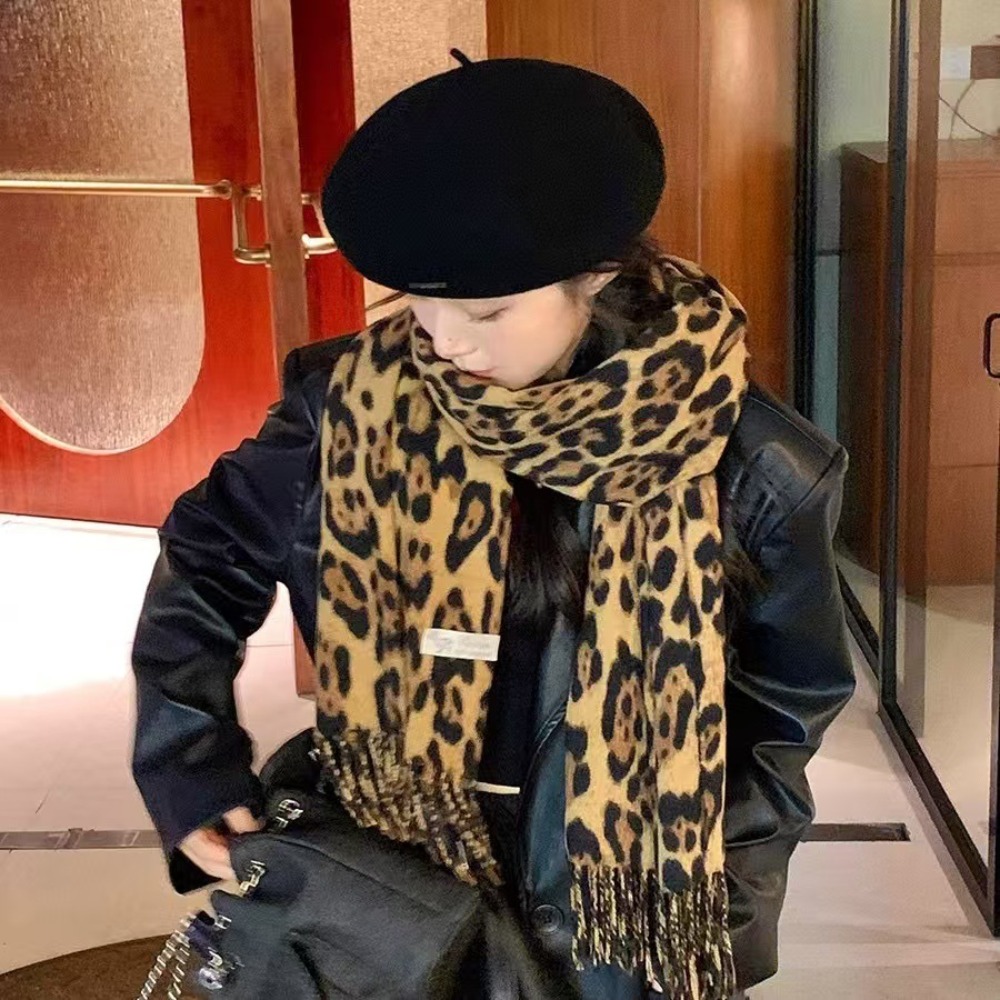 190*70CM Design Leopard Scarf  - огляд і ціна Woven Scarf Blanket
