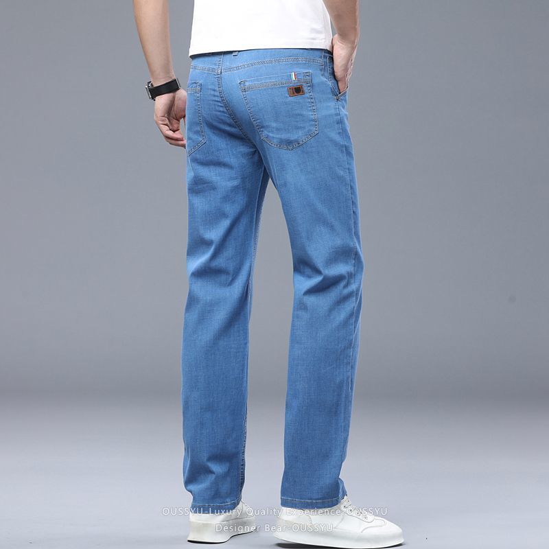 Summer Thin Men's Elastic Cott - огляд і ціна Levis Jeans 501