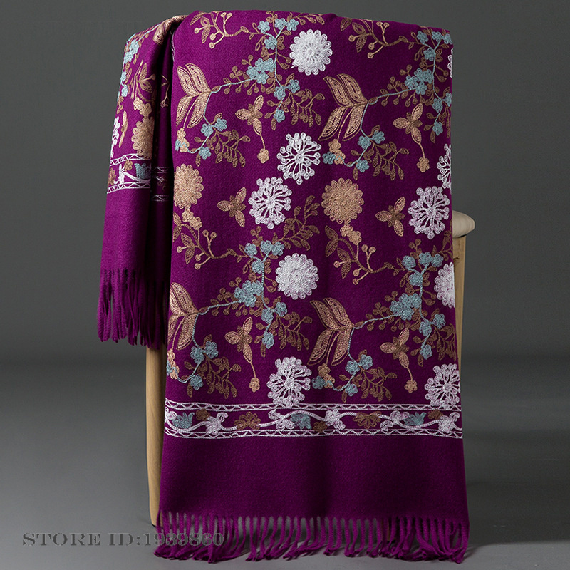 Women's Cashmere Pashmina Scar - огляд і ціна Woven Scarf Blanket