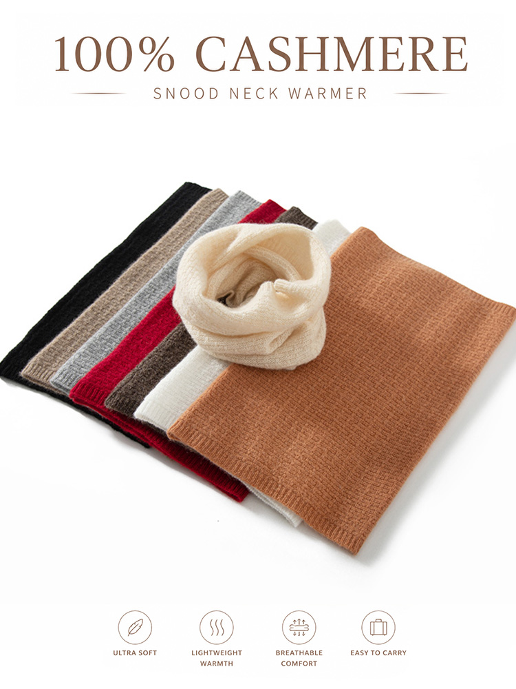 100% Pure Cashmere Waffle Knit - огляд і ціна Infinity Scarf Knit