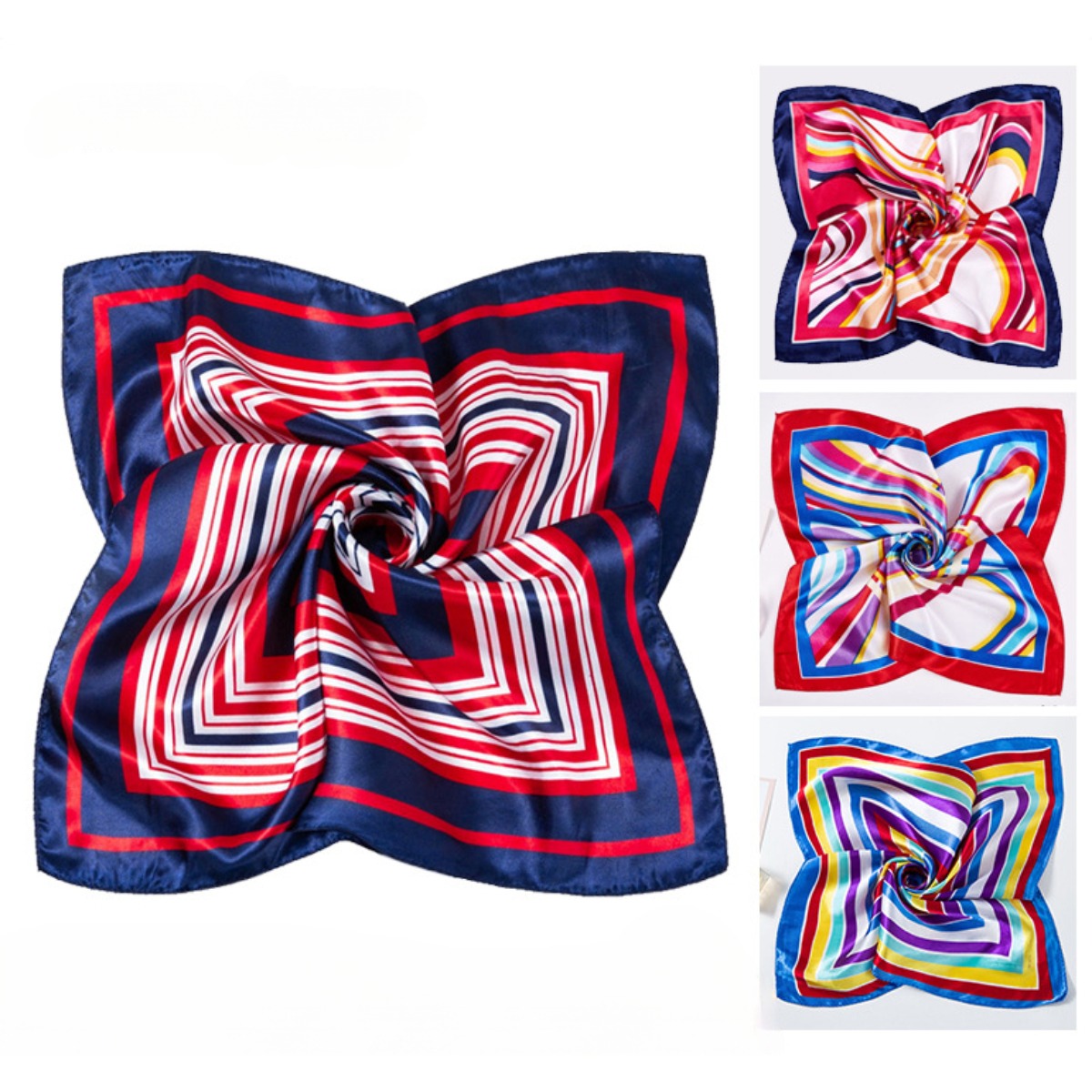 50*50cm Square Silk Scarves Sc - огляд і ціна Silk Neck Scarf