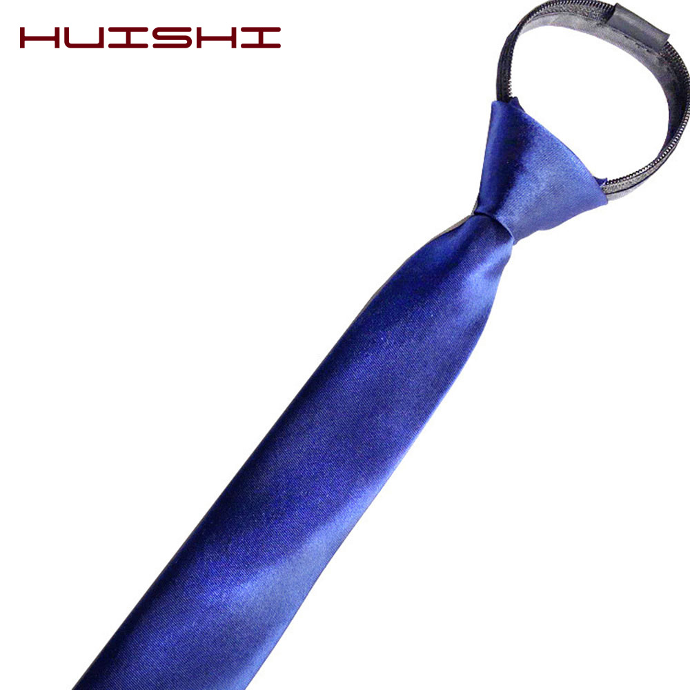 HUISHI Pre-tied Zipper Tie Nec - огляд і ціна Skinny Tie Men
