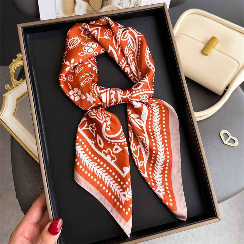 1Pc cashew print fashion silk  - огляд і ціна Silk Neck Scarf