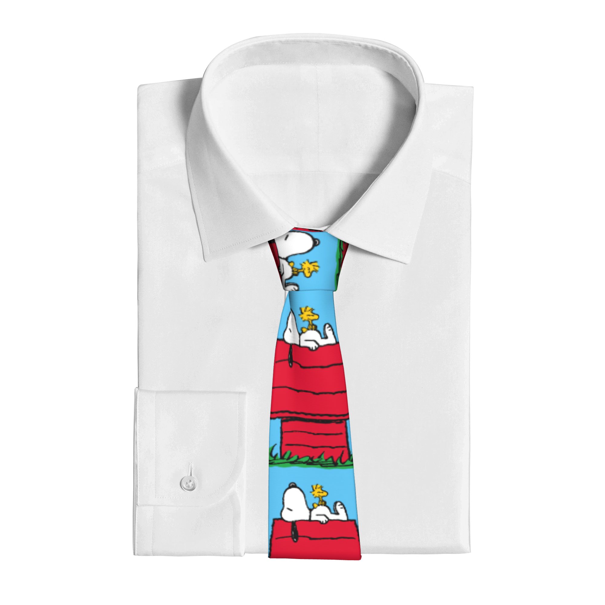 Neckties Snoopy Woodstock Dogh - огляд і ціна Skinny Tie Men