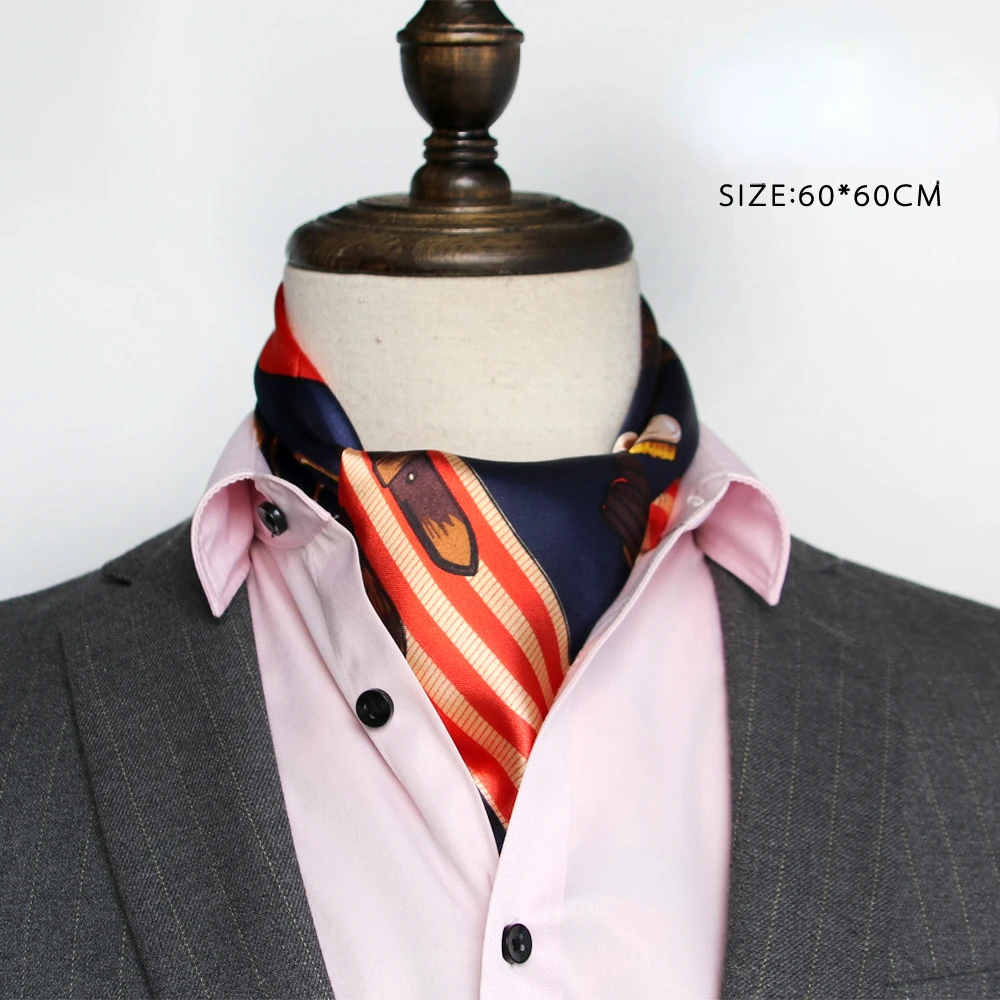 British Men's Silk Scarf Small - огляд і ціна Bandana Cotton