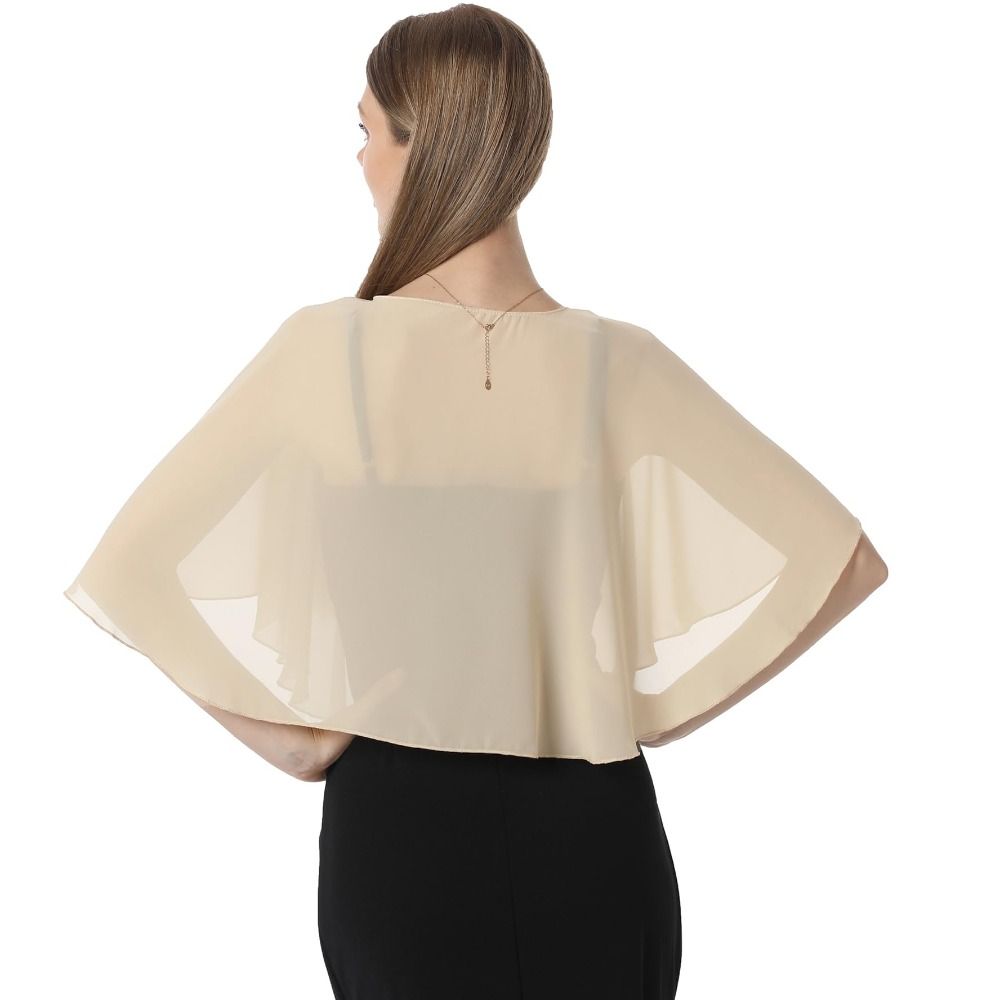 Vintage Sheer Chiffon Capelet  - огляд і ціна Stole Wedding Shawl