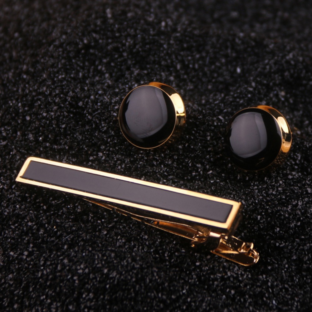 A Set Men's Tie Clip Groom Tux - огляд і ціна Tie Bar Set Gift