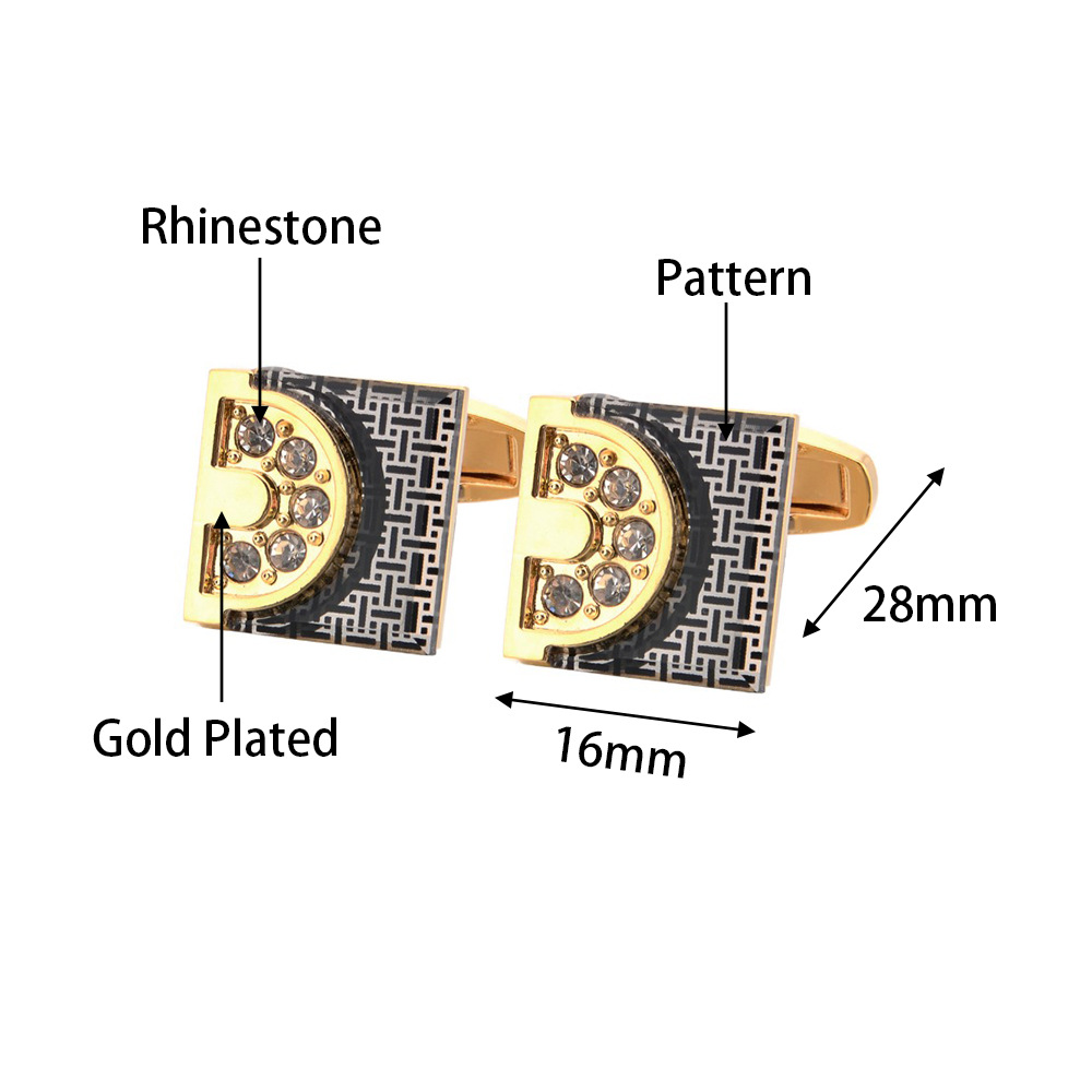 Gold Tone Cufflinks Tie Bar Se - огляд і ціна Tie Bar Set Gift