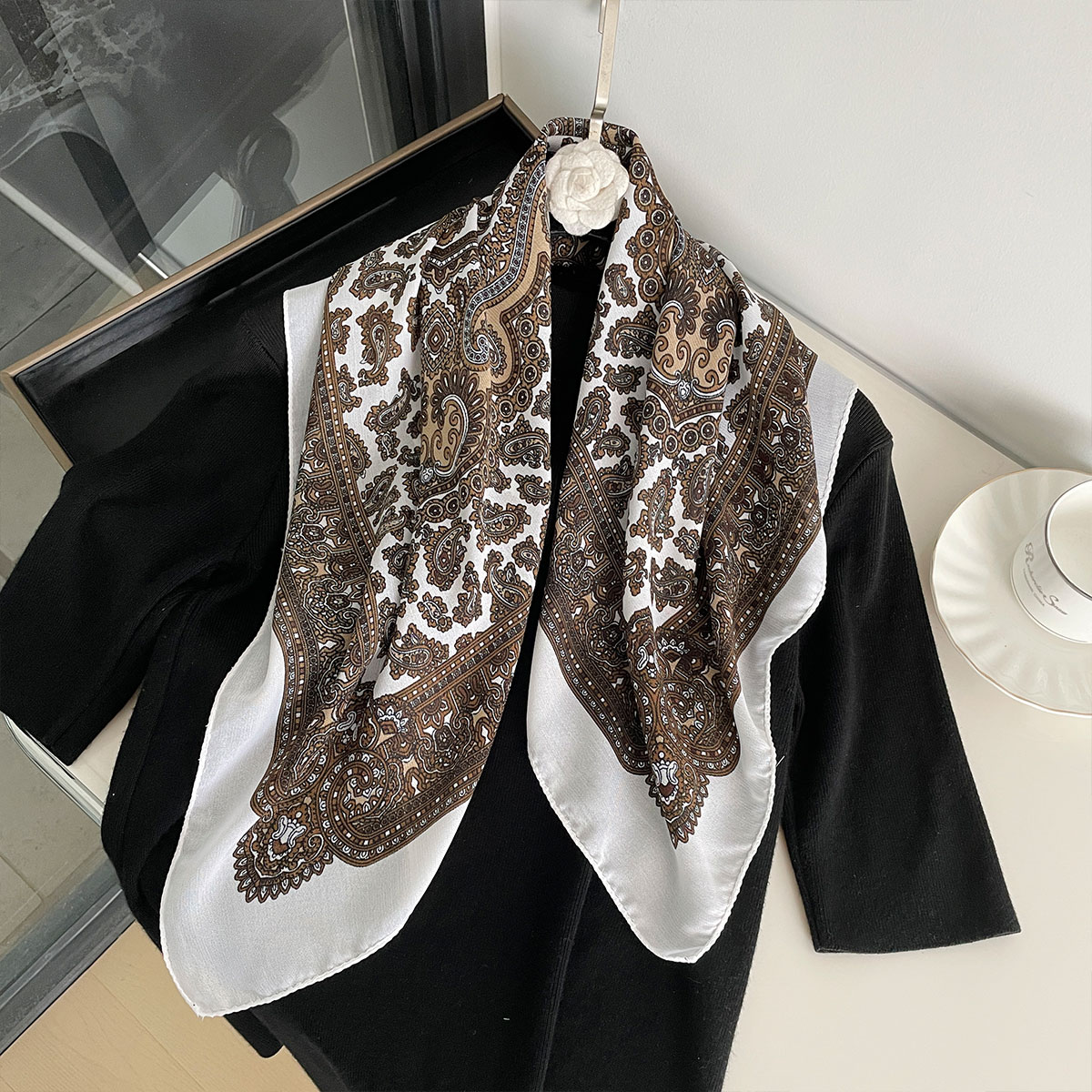 New Fashion 70X70cm Women's Sc - огляд і ціна Bandana Cotton